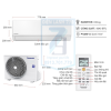 Máy lạnhPanasonic inverter CU/CS-RU9AKH-8 1hp