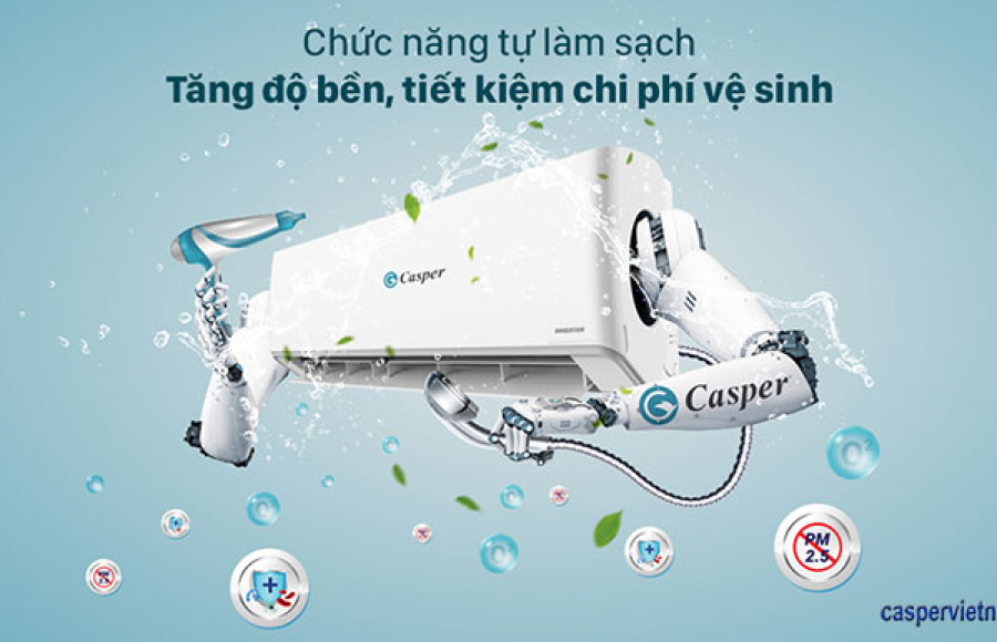 Lắp Đặt Máy Lạnh Treo Tường Casper 1-2HP Inverter Tại Quận 8