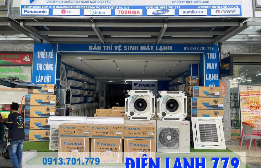 Lắp Đặt Máy Lạnh Treo Tường Daikin 1-2HP Inverter Tại Quận 8 