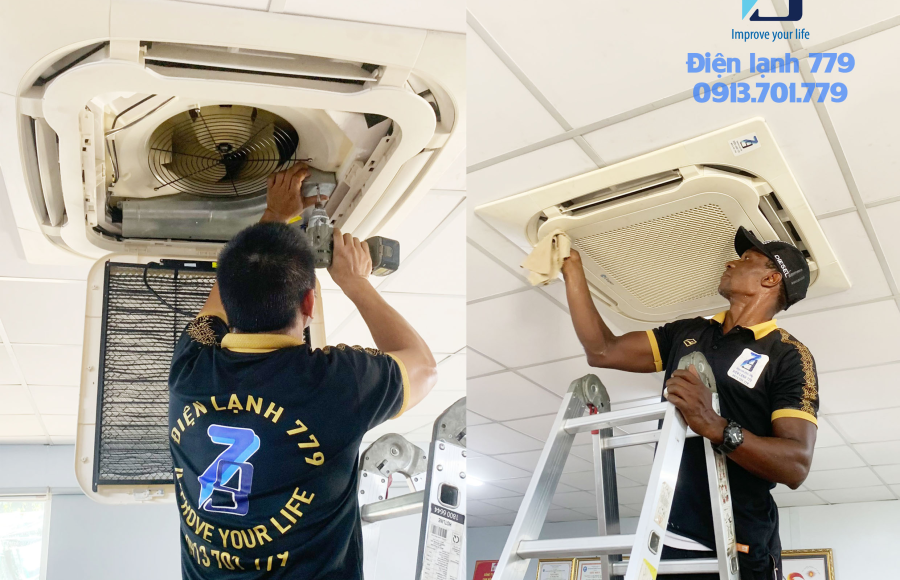 Máy lạnh âm trần quận bình tân