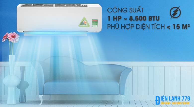 Máy lạnh Daikin ATKC25UAVMV Inverter 1.0 HP (1 Ngựa)