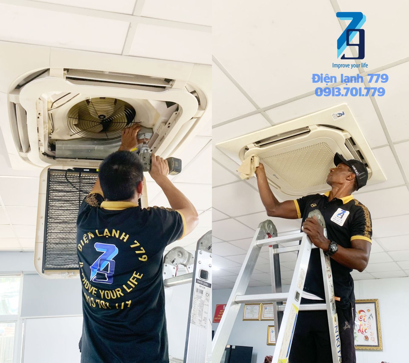 Máy Lạnh Âm Trần Cũ Quận 1
