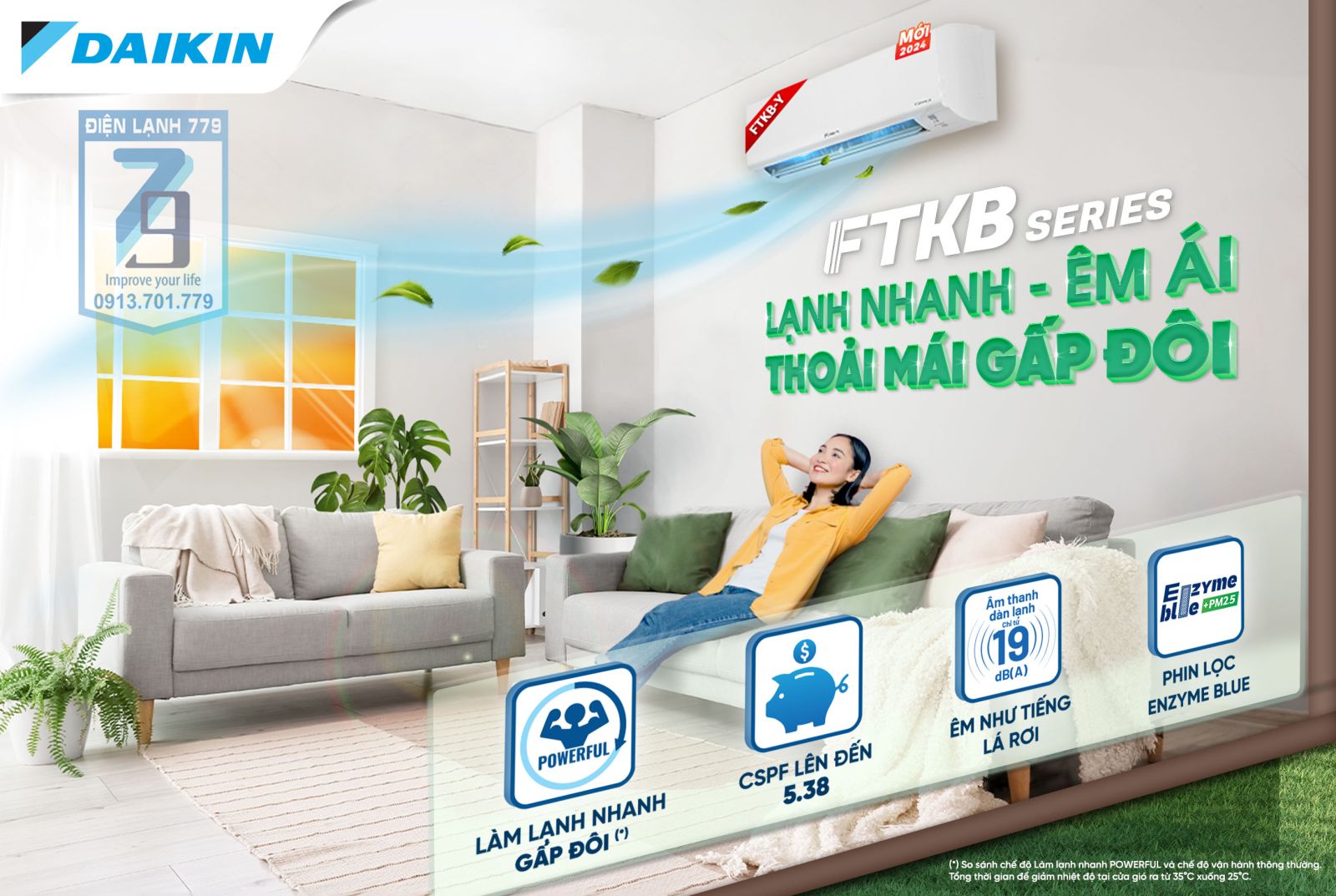 máy lạnh Daikin mới nhất 2024