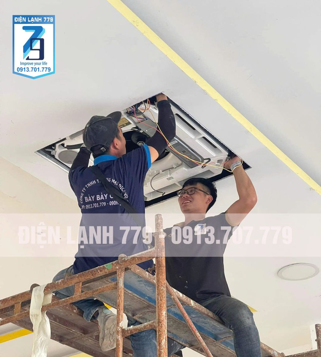 Lắp Đặt Máy Lạnh Âm Trần Đã Qua Sử Dụng Quận Gò Vấp -  Điện lạnh 779