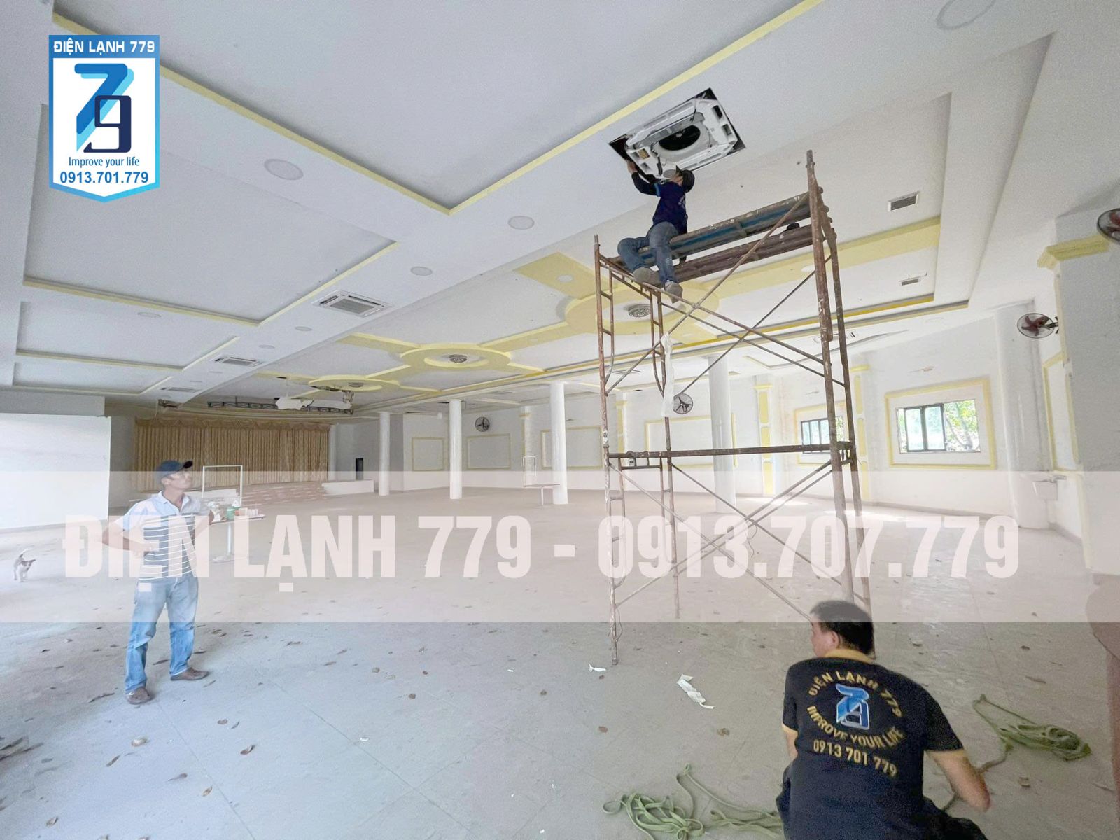 Lắp Đặt Máy Lạnh Âm Trần Đã Qua Sử Dụng Quận Gò Vấp - Điện lạnh 779