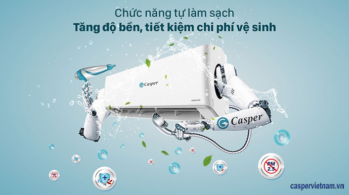 Lắp Đặt Máy Lạnh Treo Tường Casper