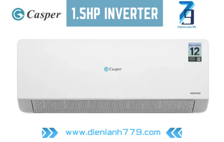 Sản phẩm Máy Lạnh Casper 1.5 Hp Inverter QC-12IS36 (Mode 2025)