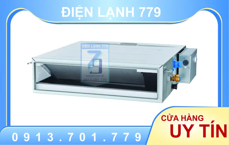 Sản phẩm Dàn lạnh âm trần nối ống gió multi LG 1.5 HP (1.5 Ngựa) AMNQ12GL2A0 Inverter