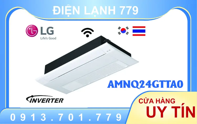 Sản phẩm Dàn lạnh âm trần Multi LG Inverter 2.5 HP (2.5 Ngựa) AMNQ24GTTA0