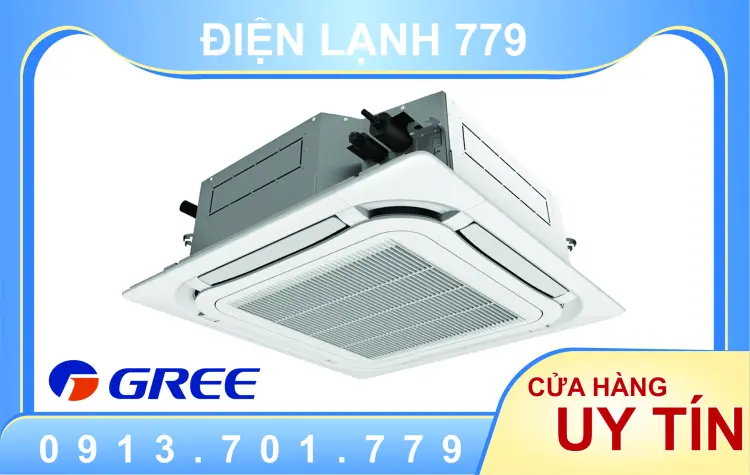 Sản phẩm Máy lạnh âm trần Gree GU100T/A1-K/GUL100W/A1-K 4hp