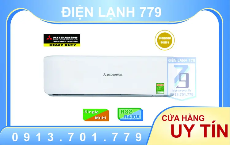 Sản phẩm Dàn lạnh Multi Mitsubishi Heavy SRK35ZS-S 1.5 HP (1.5 Ngựa) Inverter