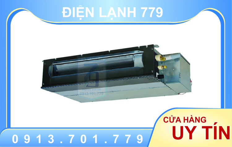 Sản phẩm Dàn lạnh giấu trần nối ống gió Multi Mitsubishi Heavy Inverter 2.0 HP (2.0 Ngựa) SRR50ZS-W