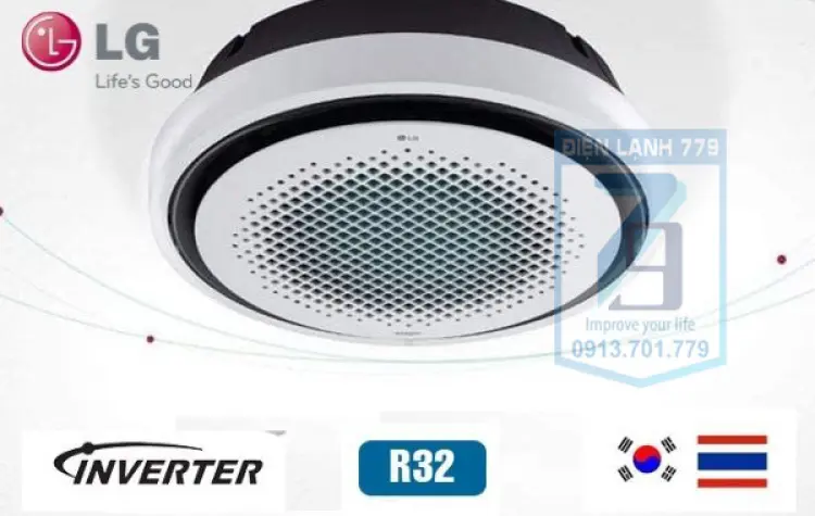Sản phẩm Máy lạnh âm trần LG ZTNQ48GYLA0 Inverter thổi 360 độ – 5.0hp